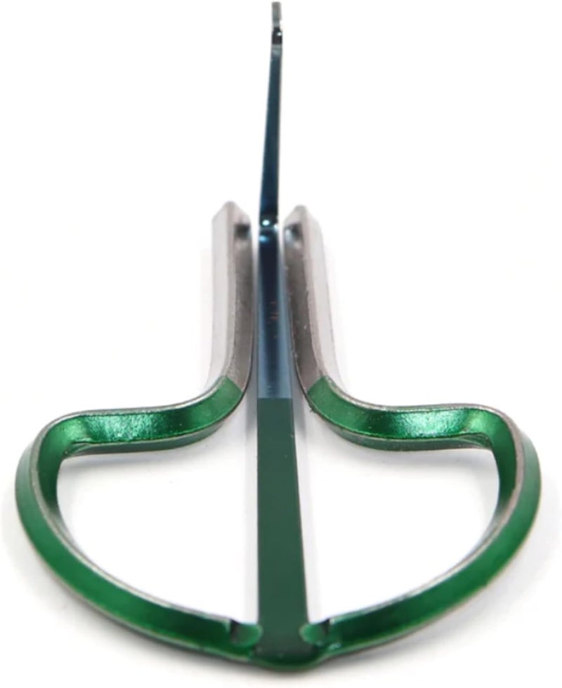 Grover Jews Harp (Model 3492) - Brass Mouth Harp in Green - Image 3